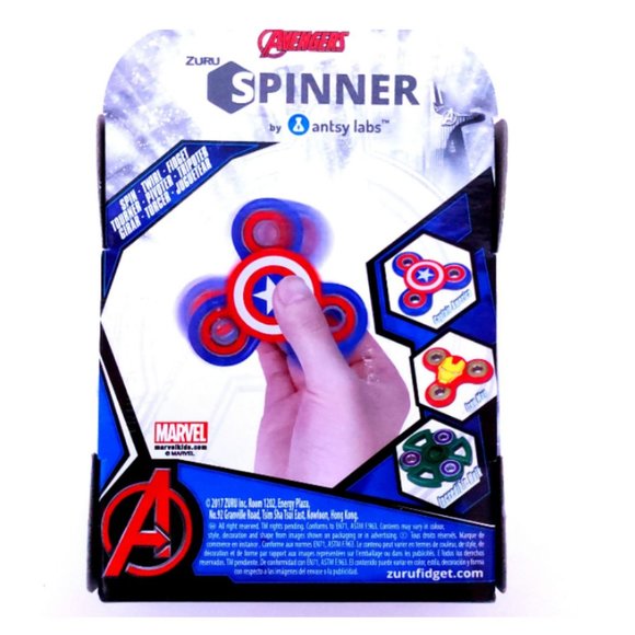 Zuru Fidget Spinner Marvel Avengers Iron Man - NEW - 3+ - Picture 3 of 4